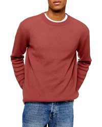 Topman Solid Crewneck Sweater