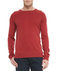 Vince Woolcashmere Crewneck Sweater Red