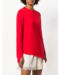 Zadig & Voltaire Zadigvoltaire Fashion Show Asymmetric Torn Sweater