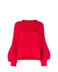 Zadig & Voltaire Zadigvoltaire Fashion Show Chunky Knit Bell Sleeve Sweater