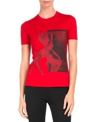 Givenchy Bambi Crewneck T Shirt Red