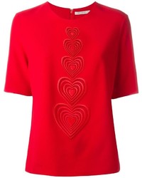 Christopher Kane Macrame Heart T Shirt