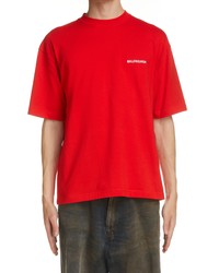 Balenciaga Classic T Shirt In Red White At Nordstrom