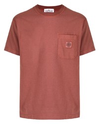 Stone Island Compass Logo Pocket T Shirt