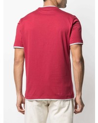 Brunello Cucinelli Contrast Trim T Shirt