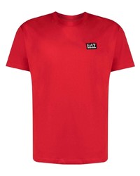 Ea7 Emporio Armani Ea7 Logo Patch T Shirt