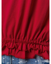 RED Valentino Gathered Layer T Shirt
