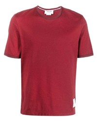 Thom Browne Logo Patch Cotton T Shirt