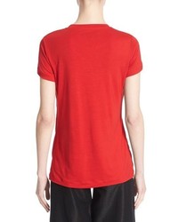 MARQUES ALMEIDA Marquesalmeida Marquesalmeida Knotted Tee Size Small Red