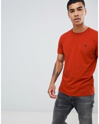 Abercrombie & Fitch Pop Icon Logo T Shirt In Red