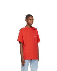 Y/Project Red Clip Shoulder T Shirt