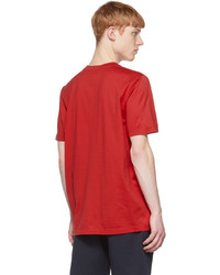Moncler Red Cotton T Shirt