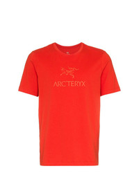 Arc'teryx Red Ed Crew Neck Cotton T Shirt