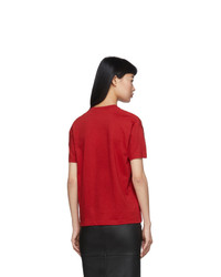 Fendi Red Forever T Shirt