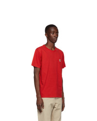 MAISON KITSUNÉ Red Fox Head T Shirt