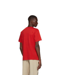 MAISON KITSUNÉ Red Fox Head T Shirt