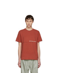 Eckhaus Latta Red Lapped T Shirt