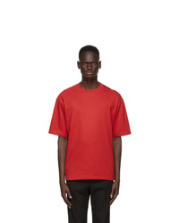 Balenciaga Red Logo T Shirt