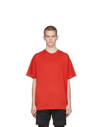 Nike Red Mmw Edition M Nrg Training Series 003 T Shirt