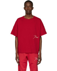 Rhude Red Reverse T Shirt