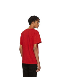 Amiri Red Shotgun T Shirt