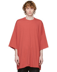 Rick Owens Red Tommy T Shirt