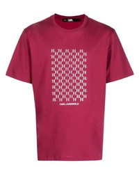 Karl Lagerfeld Reflective Monogram T Shirt