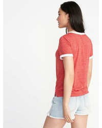 Old Navy Semi Fitted Ringer Tee For
