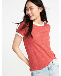 Old Navy Semi Fitted Ringer Tee For