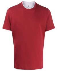 Brunello Cucinelli Short Sleeve Fitted T Shirt