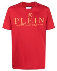Philipp Plein Ss Logos Round Neck T Shirt
