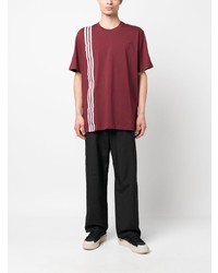 adidas Stripe Detail Cotton T Shirt