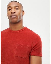 ASOS DESIGN T Shirt With Pocket In Towelling