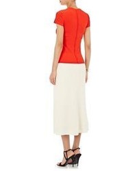 Narciso Rodriguez Tech Jersey T Shirt Red