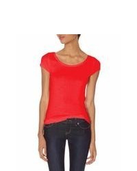 The Limited Luxe Fit Scoopneck Tee Red M