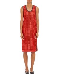 Red Crochet Tank Dress