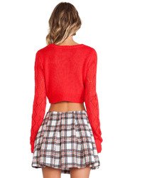 Lucca Couture Crop Sweater