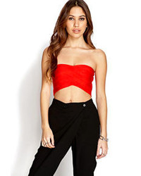 Forever 21 Bombshell Bandage Crop Top