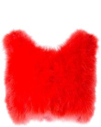 Daizy Shely Fluffy Cropped Top