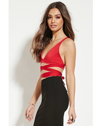 Forever 21 Strappy Self Tie Cropped Cami