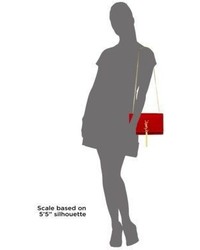 Saint Laurent Kate Monogram Medium Velvet Tassel Chain Shoulder Bag