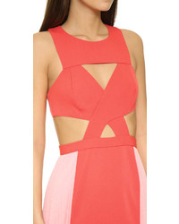 BCBGMAXAZRIA Cutout Gown