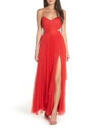 Fame and Partners Dakota Cutout A Line Gown