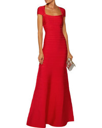 Herve Leger Herv Lger Joanna Cutout Bandage Gown