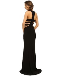 Faviana Jersey Gown W Side Cut Outs 7820 Dress