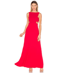 Jill Jill Stuart Cutout Gown In Red Size 2