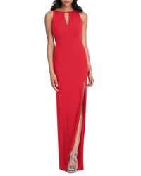 After Six Stretch Crepe Gown