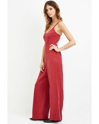 Forever 21 Contemporary Wide Leg Jumpsuit