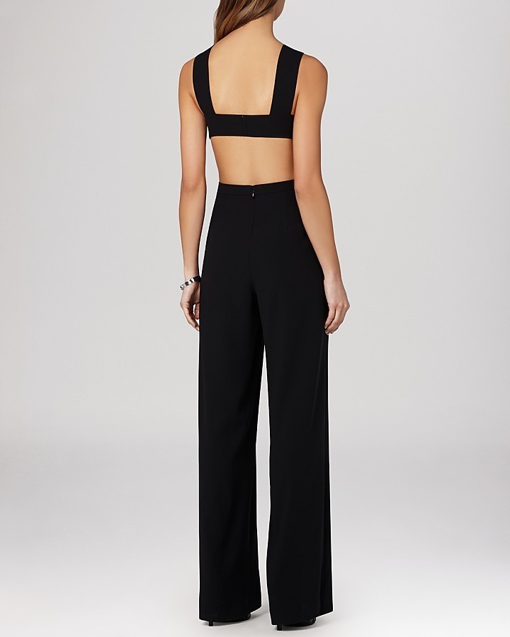 BCBGMAXAZRIA Jumpsuit Rossana Cutout Back 208 Bloomingdale s