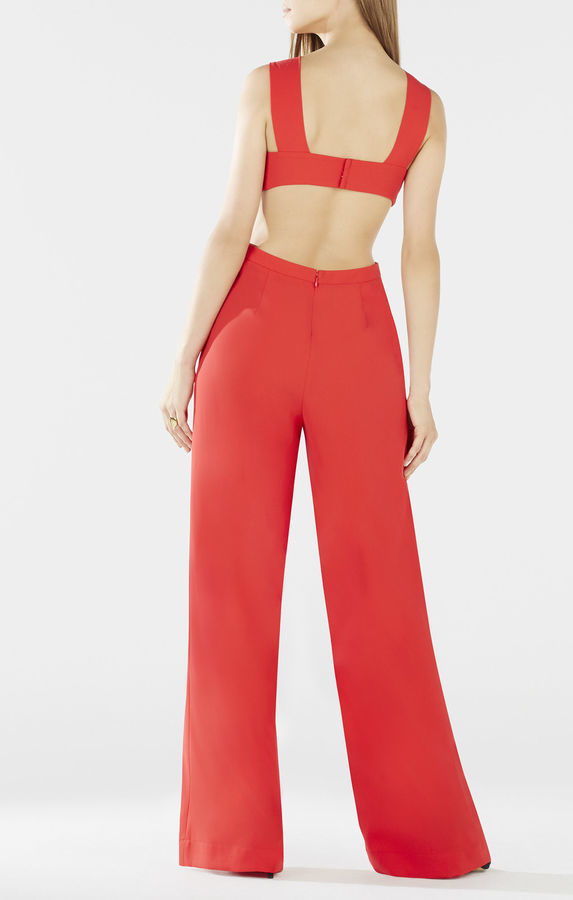 Rossana Cutout Back Jumpsuit 298 BCBGMAXAZRIA Lookastic